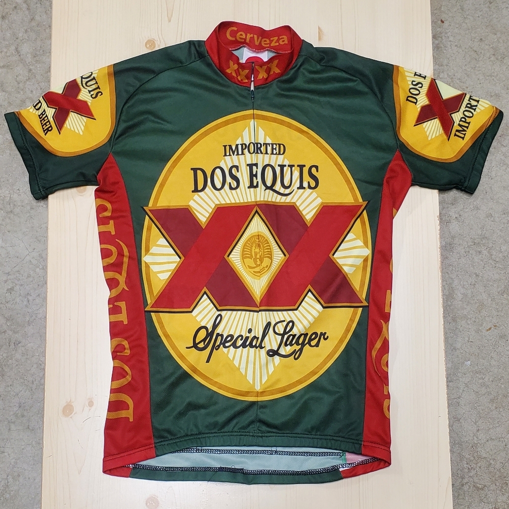 Dos Equis Beer Cycling Jersey Mens Medium